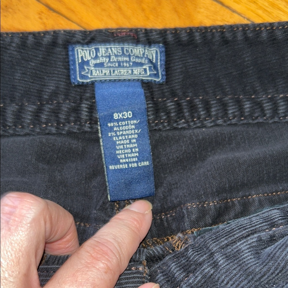 Polo by Ralph Lauren Women's Black Boot Cut Jeans size 8/30 - Picture 7 of 10